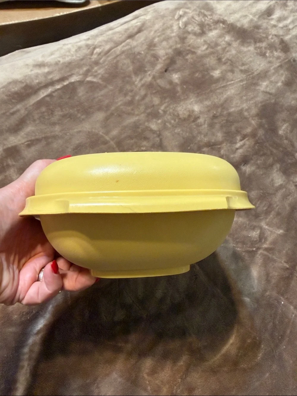 Tupperware Harvest Gold Vintage Microwave Rice and Veg Steamer Set 1970-1980’s